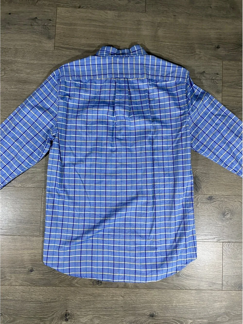 J.Crew Broken-In Oxford Shirt Mens M Slim Blue Plaid Organic Cotton NWT
